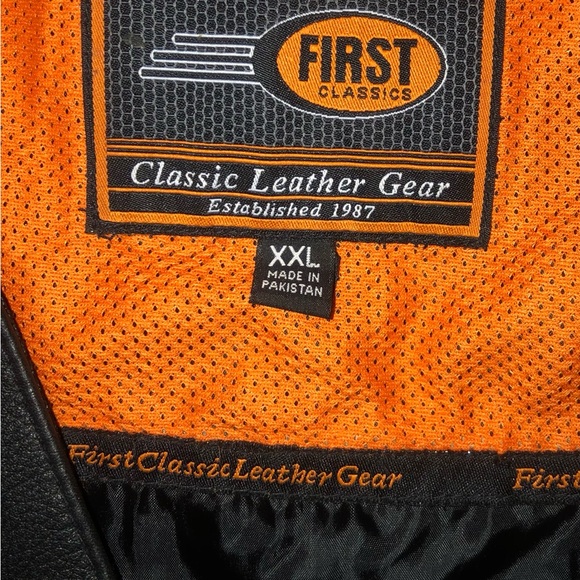 First Classics Leather Gear riding jacket - Picture 8 of 11